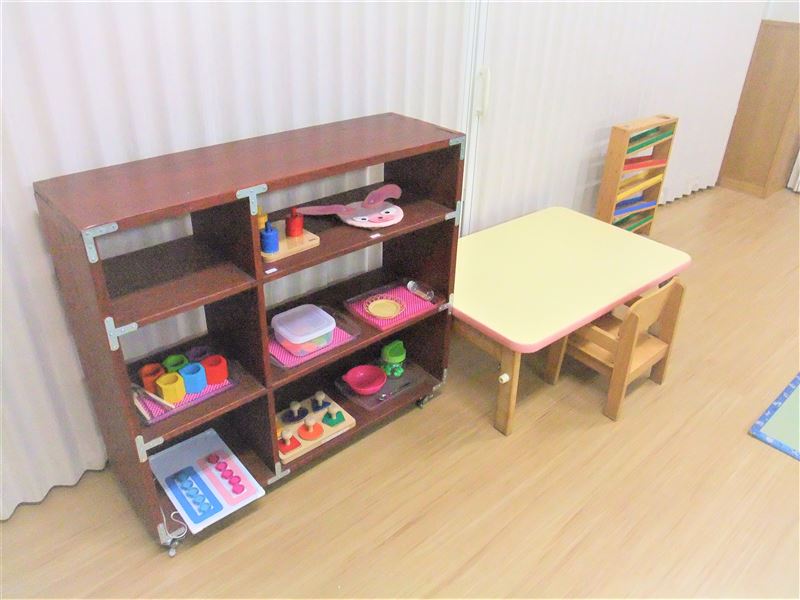 様々な指先遊びでじっくり遊べます。