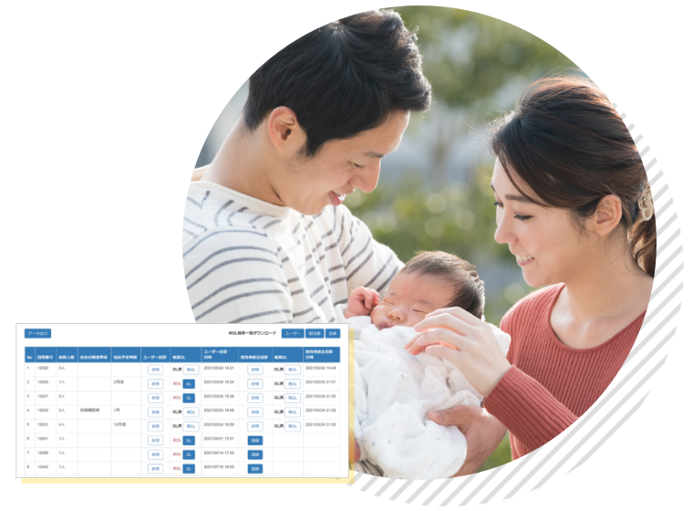 出産/子育て応援給付金申請イメージ