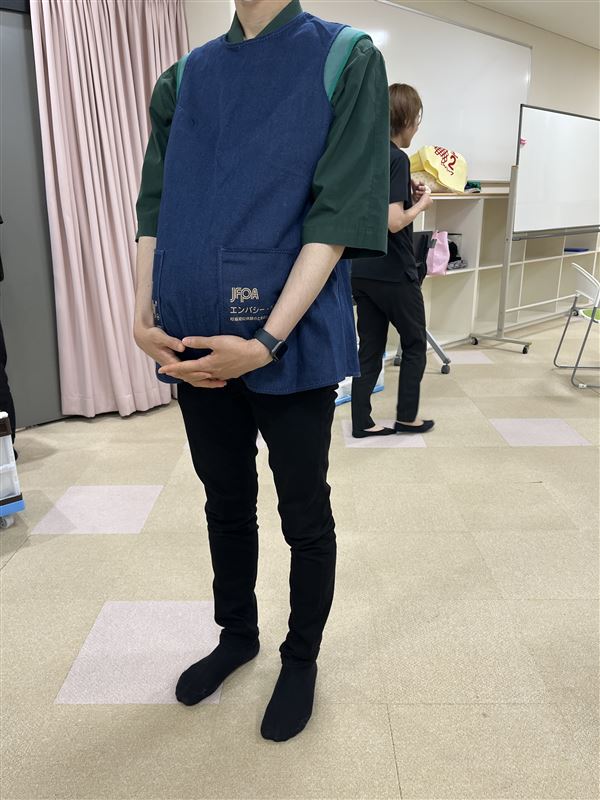 妊婦体験もできます